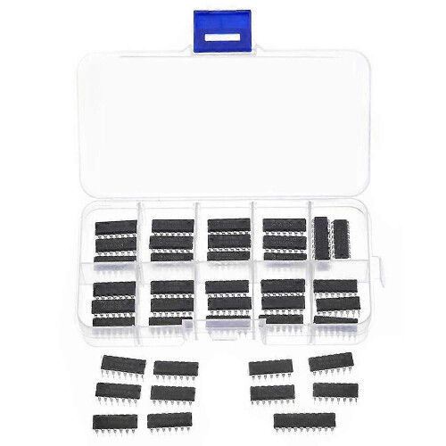 40 τεμάχια (20 τεμάχια 74HCxx+20 τεμάχια 74LSxx) Σετ συνδυασμού ολοκληρωμένων κυκλωμά 1