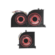 Kompatibilis a GS63VR GS63 GS73 GS73VR -17B1 Stealth Pro CPU és GPU hűtőventilátorral CPU BS5005HS-U2F1 GPU CO laptopokkal
