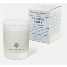Crabtree & Evelyn Seaside Vibes My Bathroom Candle 200g Slight Damage Box