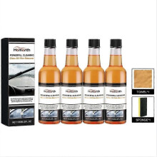 (4PCS) 1-5x Oil Film Remover for Glass, Car Glass Oil Film Stain Removal Cleaner, Car Glass Oil Film Remover, Car Glass Windshield Oil Film Cleaner