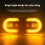 USB LED Bicycle Bike Indicator Rear Turn Signal Light Wireless Remote Tail Lamp 1