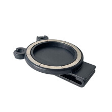 Clip magnetica da cintura, supporto per cellulare, clip per zaino, gancio in metallo, corda a molla