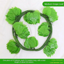 11m Long Artificial Green Ivy Leaf Vine Indoor Outdoor Use