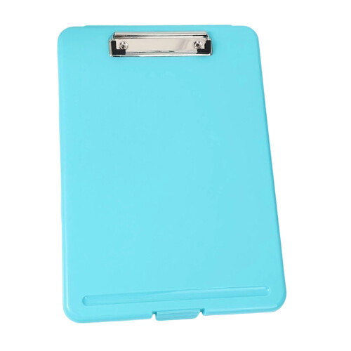 13x9.25Inch Clipboard with Storage Compartment-mint green