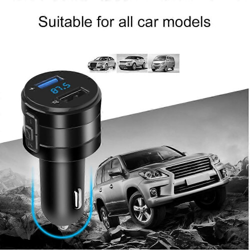 Συμβατό με πομπό FM Bluetooth 5.0 αυτοκινήτου, γρήγορο φορτιστή, ασύρματο δέκτη ήχο 1