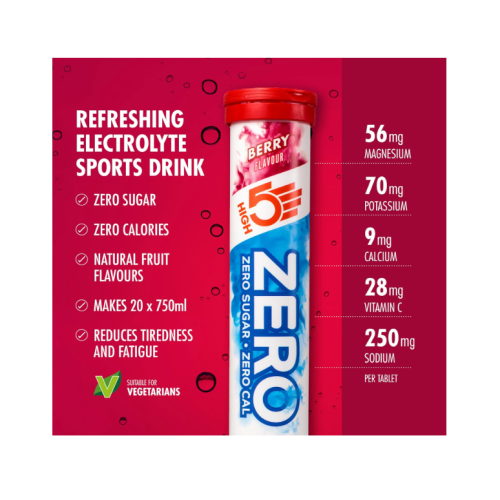 HIGH5 ZERO Electrolyte Tabs 20s Sugar Free 2