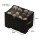 (Black) Emboadlie Fabric Shoe Organizer Storage Box,Collapsible Shoe Storage Organizer 2