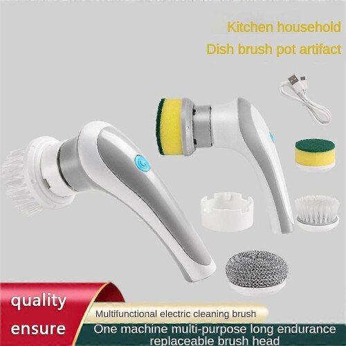 Multi-functional Electric Cleaning Brush Home Kitchen Bathroom Cleaning Artifact Handheld Wireless 1