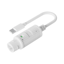 Wysokiej jakości adapter POE do USB-C – zasilanie z 48 V do 5 V, 2,4 A | Obudowa ABS o wysokiej wydajności, biała | Idealnie kompat_M