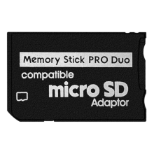 Adapter Memory Stick, Micro SD do Memory Stick PRO Duo MagicGate, kompatybilny z aparatami, kamerami, telefonami komórkowymi i konso_M