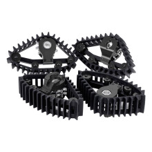 Compatibel met 4-delige sets sneeuwbanden, rupsbanden, wielen, zandmobielconversie, compatibel met 1/18 RC crawler auto - 4M accessoire