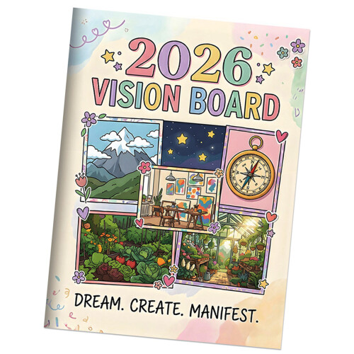 2026 Goal Journal Wishlist Planner Notebook Light Weight Design