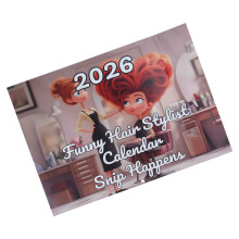 2026 Funny Hair Stylist Calendar Planner Wall Hanging Monthly