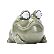 Ceramic Statue Meditation Accessories Frog Statue Incense Burner for Home Teahouse Yoga Room Zen Room