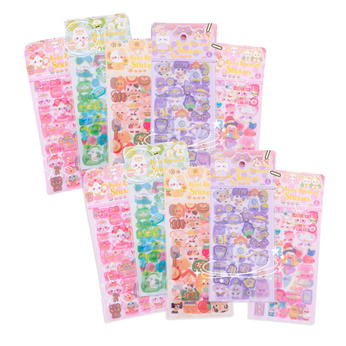 10-pack kleurvast plastic verwijderbare journaling paster