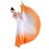 Women's Lyrical Dance Skirt-Gradient or 720 degrees 95 long 1