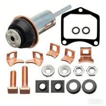 Universal Motor Starter Solenoid Repair Rebuild Kit Plunger Contacts Set Compatible with Toyota Subaru