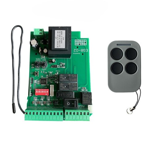 Compatible with AC220V Automatic Sliding Gate Motor Control Board with Remote Control Compatible with Sliding Gate Opener Access Control Sy_M