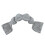 (Grey) Sleep mask | Patented light-blocking design for sleep, travel, and relaxation 1