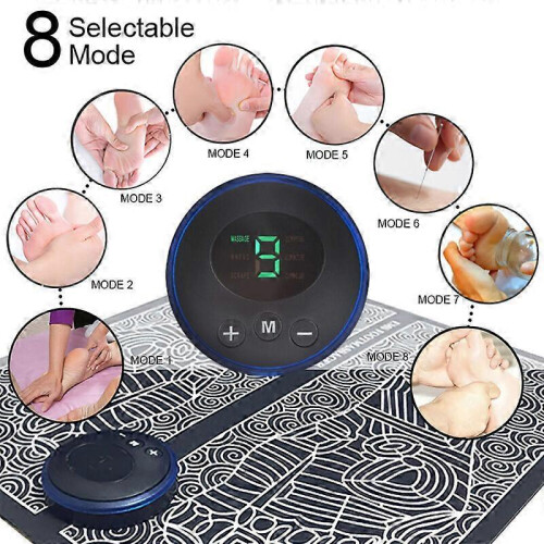 Foot Massager Intelligent EMS Massage Foot Pad Pulse Electric Automatic Massage 1