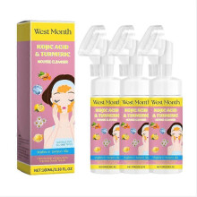 (3PCS) 1-5x Turmeric and Kojic Acid Facial Cleanser Cleanser Cleanser Cleanser Cleanser