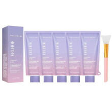 (5PCS) 1-5x Collagen Mask, Collagen Mask for the Face, Peel Off Collagen Mask for the Night, Reduces Wrinkles and Improves Skin Elasticity