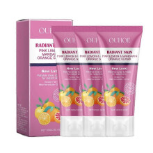 (3PCS) 1-5x Brightening Face Scrub, Gently Cleansing Exfoliating Dead Skin Brightening Soft Cleansing Scrub 100g