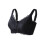 (90=40, Black) Ziplacy - Ultra Soft Front Zip Wireless Lifting Bra, Women's Sports Bra Wireless 1