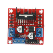 Compatibel met L298n motorstuurprintplaat, L298-module, compatibel met Arduino Dual H Bridge DC.
