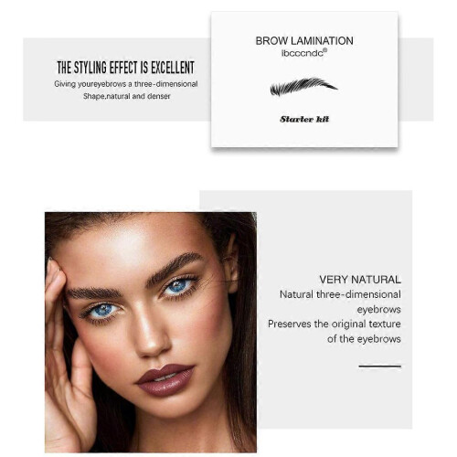 Eyebrow Lamination Kit Perming Makeup Set Lash Curling Up Brow Lift SetNice 2