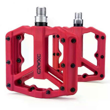 (A4) CXWXC Bicycle Nylon Pedals Triple Perrin Sealed Bearing Wide Area Anti-slip Spike Foot MTB Pedal Bicycle Parts 9