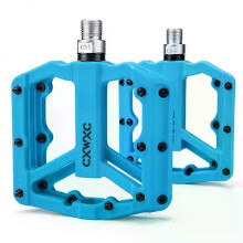 (A3) CXWXC Bicycle Nylon Pedals Triple Perrin Sealed Bearing Wide Area Anti-slip Spike Foot MTB Pedal Bicycle Parts 9