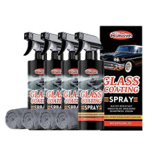 (4PCS) 1-5x Car Glass Anti-Fog Hydrophobic Coating Spray Hydrophobic Anti-rain Car Liquid for Misty Morning Visibility 25-26