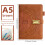365 dagen 2026 planner premium PU lederen binding dik-blauw 5