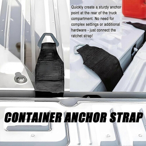 (2pcs,2000) Bed Buddy Truck Tool – No Brainer, Secures Your Ratchet Straps, Tie Downs 1