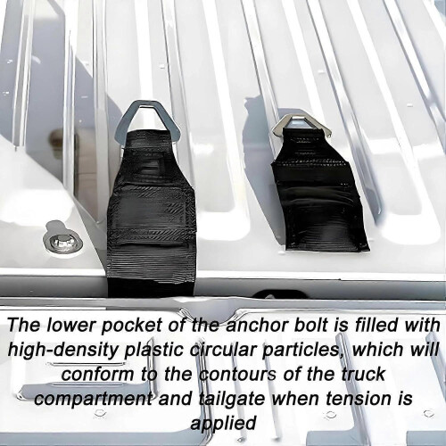 (2pcs,2000) Bed Buddy Truck Tool – No Brainer, Secures Your Ratchet Straps, Tie Downs 2