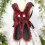 Plush Backpack Gothic Punk Rabbit Ears Backpack-blue black 7