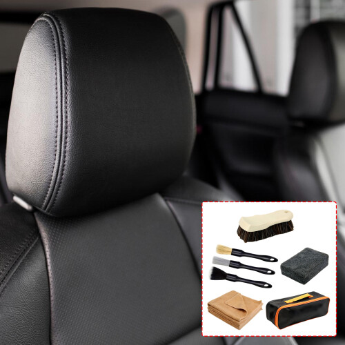 Autoreinigungssets mit langen Borsten und Schwammbürste, 1