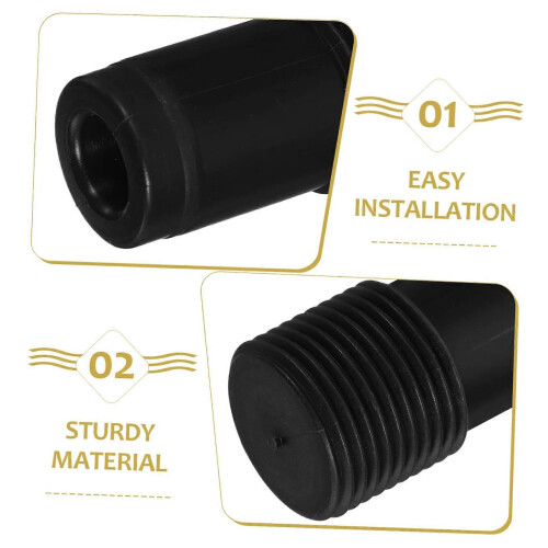 Compatible with Mop and Broom Handle Adapter 2pcs, Universal Threaded Pole Connector for Cleaning Tools 22mm 2