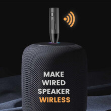 Bluetooth 5.0-ontvanger, Bluetooth-aux-adapter voor in de auto, mini draadloze audioadapter met 3,5 mm-aansluiting voor het streamen van