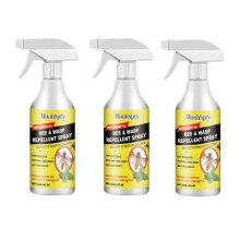 (3pcs) 1-3pcs Bee & Wasp Repellent Spray, Wasp Spray with Natural Plant-Based Peppermint Oils Bee Spray