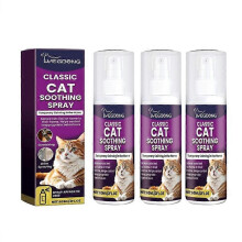 1/2/3PCS Pet Calming Spray Prevent Howling Reduce Anxiety Soothe Mood Pet Dog Cat Estrus Calming Prohibition Spray Pet Supplies