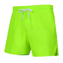 (2XL Style L) Fitness Casual Pants Cross Country Fitness Polyester Fiber (polyester) Casual Shorts Fitness Shorts Elastic Waistband -