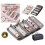 (white) Waterproof Travel Toiletry Bag 4 Detachable Clear Multi Compartment Makeup Bag 1