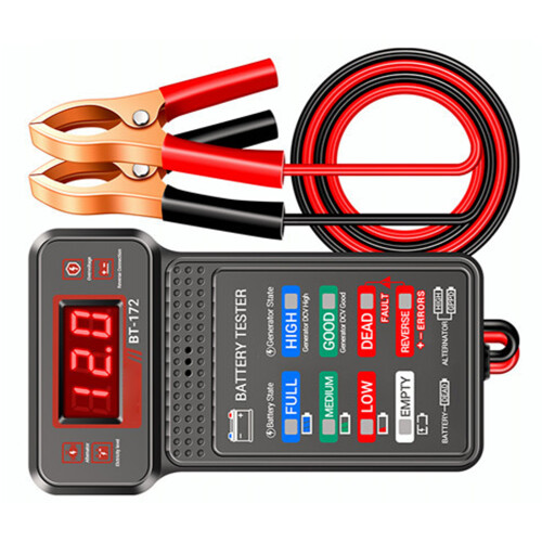 Digitale batterijspanningsmeter Checker Tester voor 12V Auto