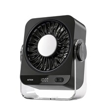 Oplaadbare USB-conditioneringsventilator voor-Zwart