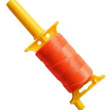 Nylon snarenlijnhaspel met comfortabele grip voor-Rood