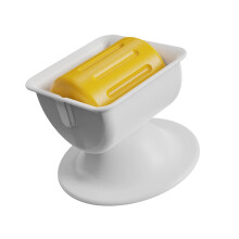 Licking Design Pet Food Dish Chew Resistant Lick Pad-White