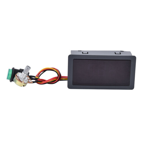 Adjustable Power Output DC Motor Speed Controller Digital Display With Duty Cycle LED Indicator Industrial Touch Button PWM Stepless Speed Control