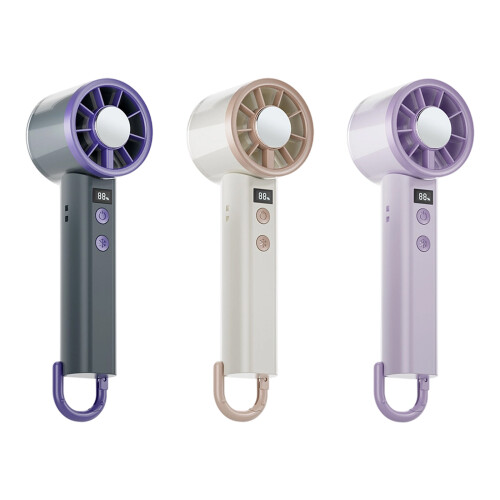 Lichtgewicht ijskoeling handventilator USB oplaadbare-wit 1